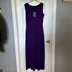 Woosea purple maxi dress